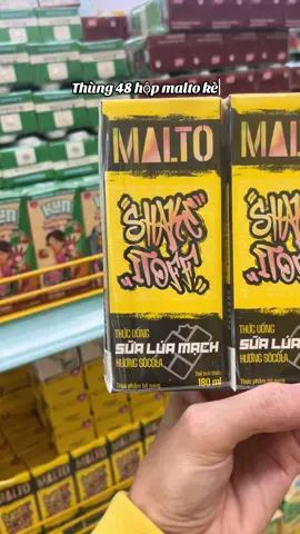 Thùng sữa uống lúa mạch malto#sữa #kun #lof #malto 