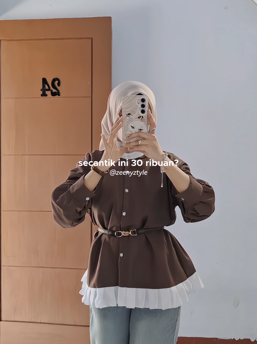 yang murce aja secantik ini kenapa harus yg mahal? #blouse #atasanwanita #shirt #kemeja #outfitideas 
