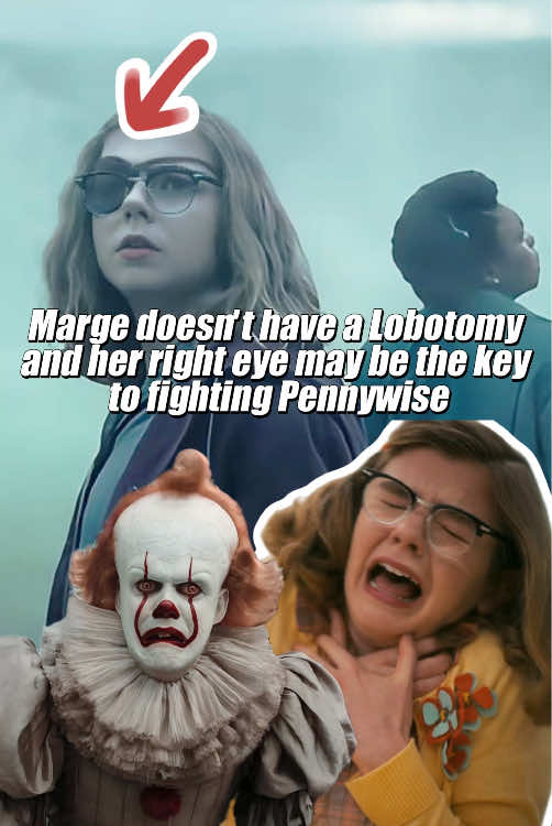 Marge doesn't have a Lobotomy, and her right eye may be the key to fighting Pennywise.
 #it #pennywise #edit #welcometoderry #hbomax 