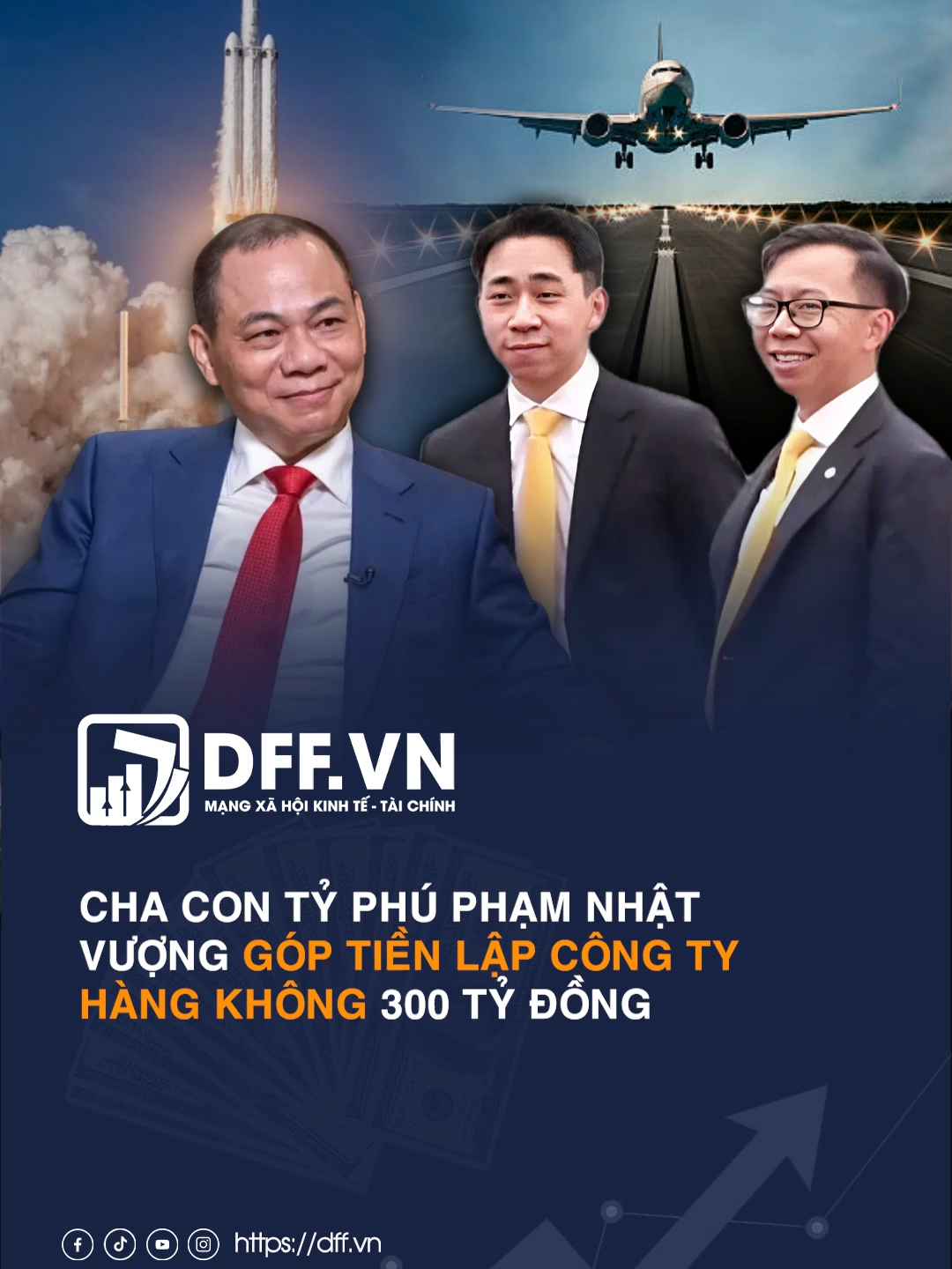 Cha con tỷ phú Phạm Nhật Vượng góp tiền lập công ty hàng không 300 tỷ đồng #dffvn #VinSpace #Vingroup #PhạmNhậtVượng #côngtyhàngkhông