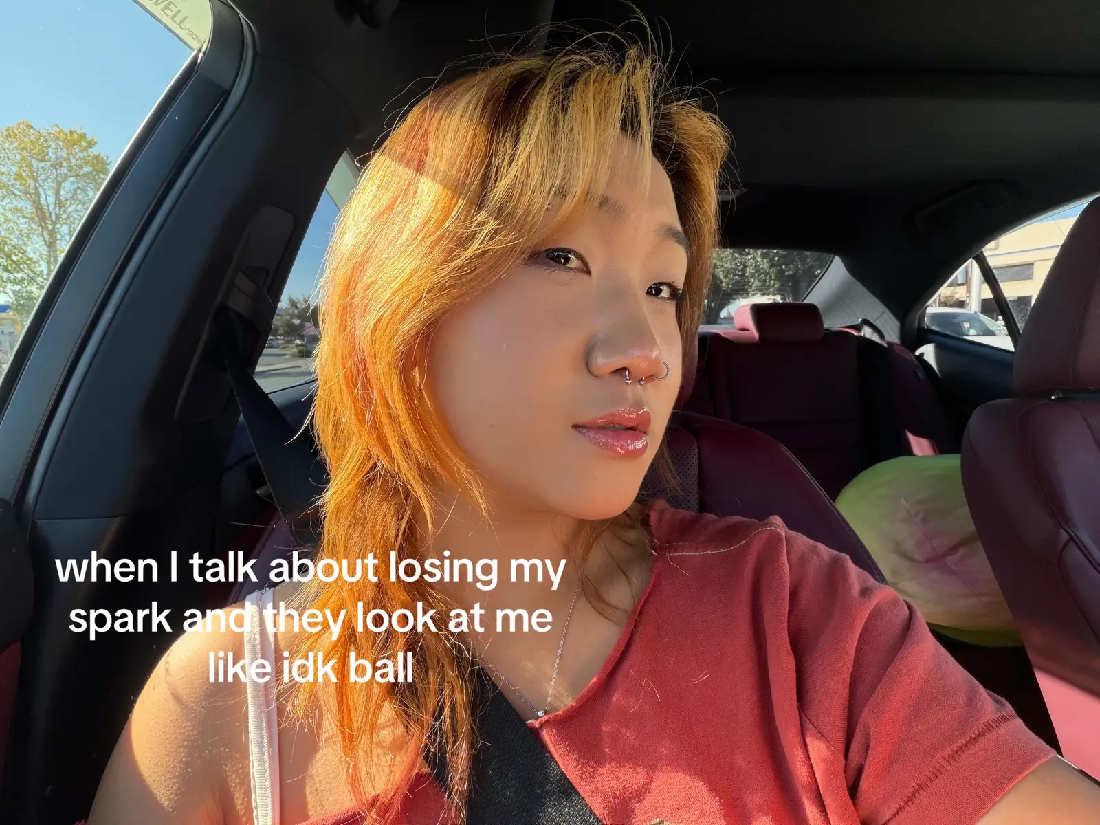 okayy to be fair i looked way better all done up back then and the hair color washes me out, BUT i felt so bad about myself bc i was in such a dark place, going back and forth between trying to love myself and falling for what was temporary and dare i say it showed on my face 🫠