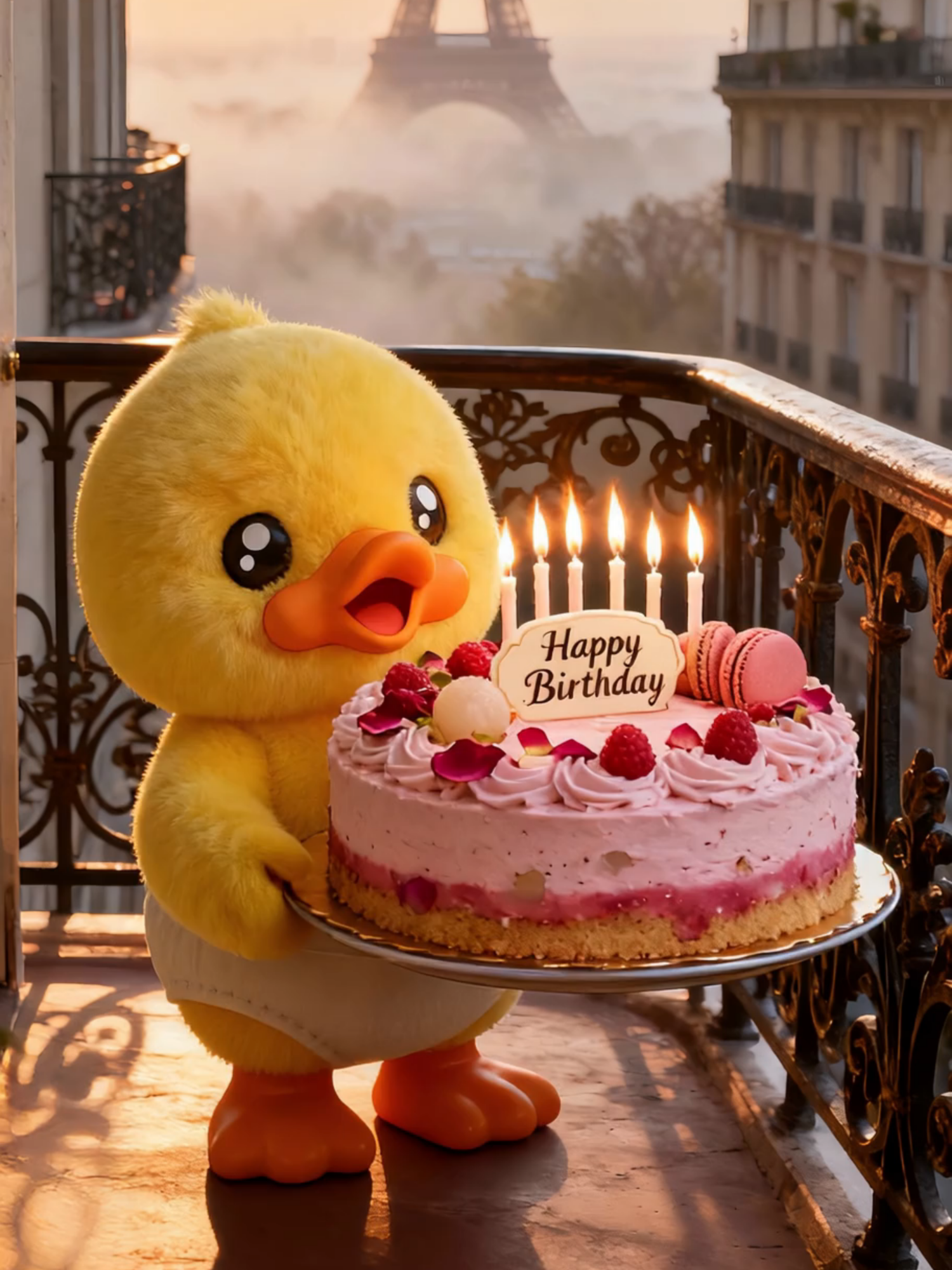 💗 BDuck wishes you a happy birthday 🎂💗🥳  #BDuck #happybirthday #birthday #cake #cute