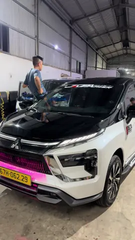 Nữa thân đen bóng cho xpander #datdanxe #danfilmcachnhiet #dannocdenbong #xpander #xpander2025 
