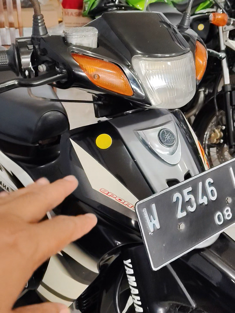 FIZR Dual tone 2001 black white Original striping Original paint All parts tembus berkode 👌 081310950942 📍Jombang Jawa Timur