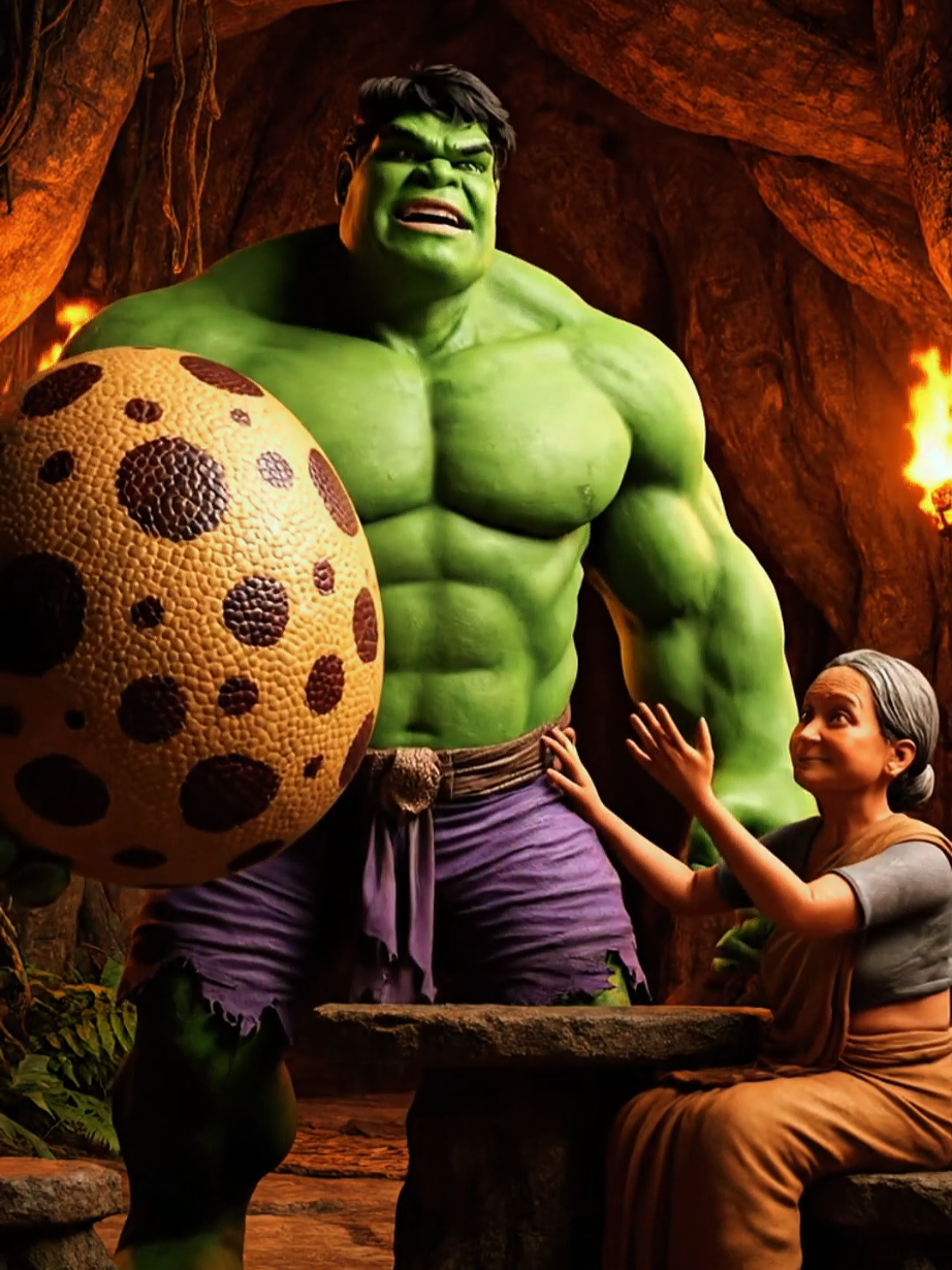 মায়ের জন্য ডাইনোসরের ডিম আনলো হাল্ক 🤣 #funny #funnyvideos #banglafunny 