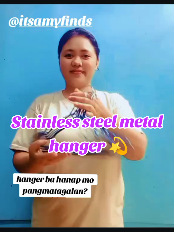 stainless steel metal hanger 👇#homeessential #homeessentials #hanger #metalhanger #stainlesssteel 