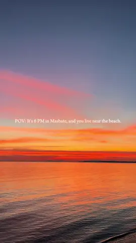 Sunset in the Province hits different 🌅🧡✨ #sunset  #masbate #province #peaceful #fyp 