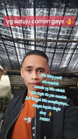 semua yg ada, didunia masalah..  apapun yg kita mintak..  akhirnya juga menimbulkan masalah...  kerana itu kita harus menyikapi yg terjadi dengan kepala dingin bukan dengan ego 😌✌👌#permasalahan #fyppppppppppppppppppppppp #damaisekali 