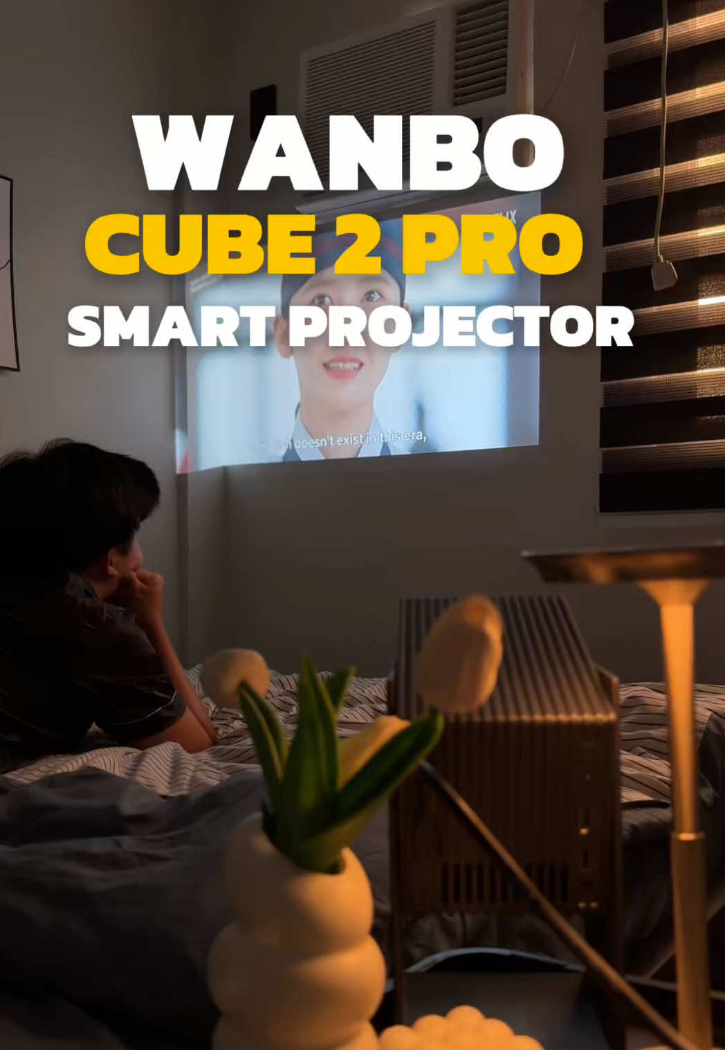 Kinabog naman masyado nito ang TV namin sa bahay 📺✨  @Wanbostore #wanbo #projector #wanbowonderfulworld #wanboph #wanbocube2pro 