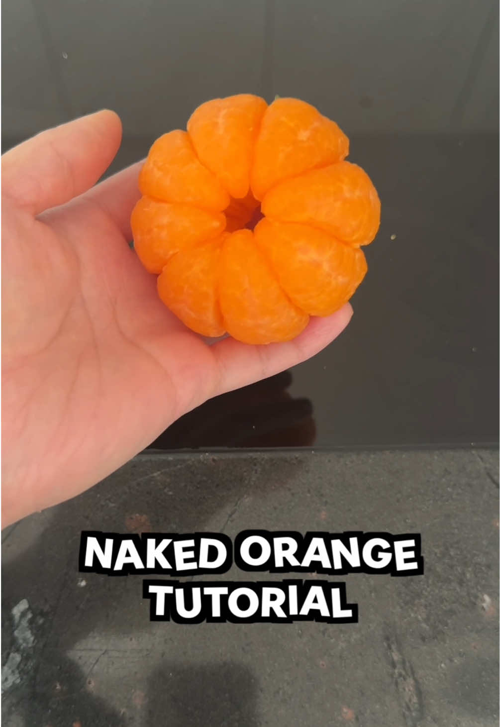 How to remove full bush on an orange 🍊 #satisfying #LifeHack #viral #food #DIY 