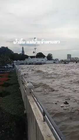 #แม่น้ําเจ้าพระยา #bangkok  #thailand🇹🇭 #น้ําท่วม #เขื่อน 