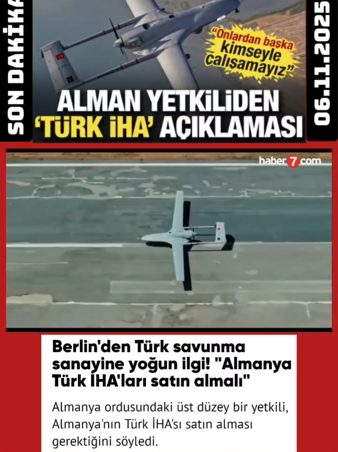 SONDAKİKA Berlin'den Türk savunma sanayine yoğun ilgi! 