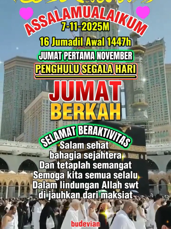 #CapCut #assalamualaikum  Selamat pagi jumat berkah #doakuhariini 