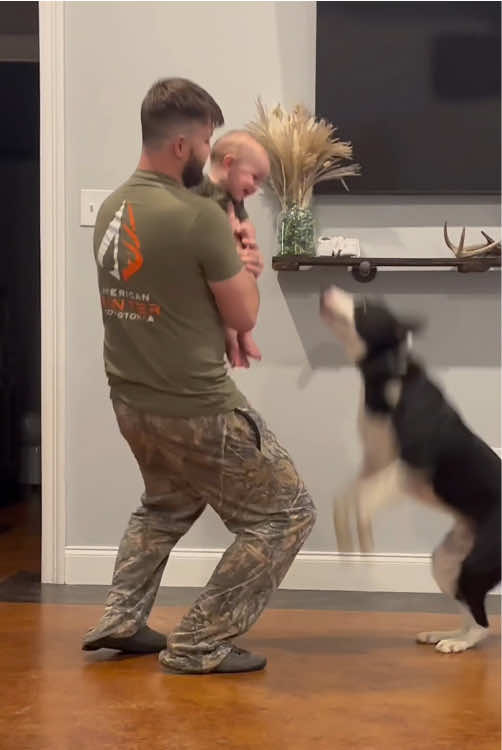 Dog and baby 🥰🥰🥰#baby #dog #pet #Love #friends #lovestory #dogsoftiktok #babiesoftiktok #foryou #usa🇺🇸 