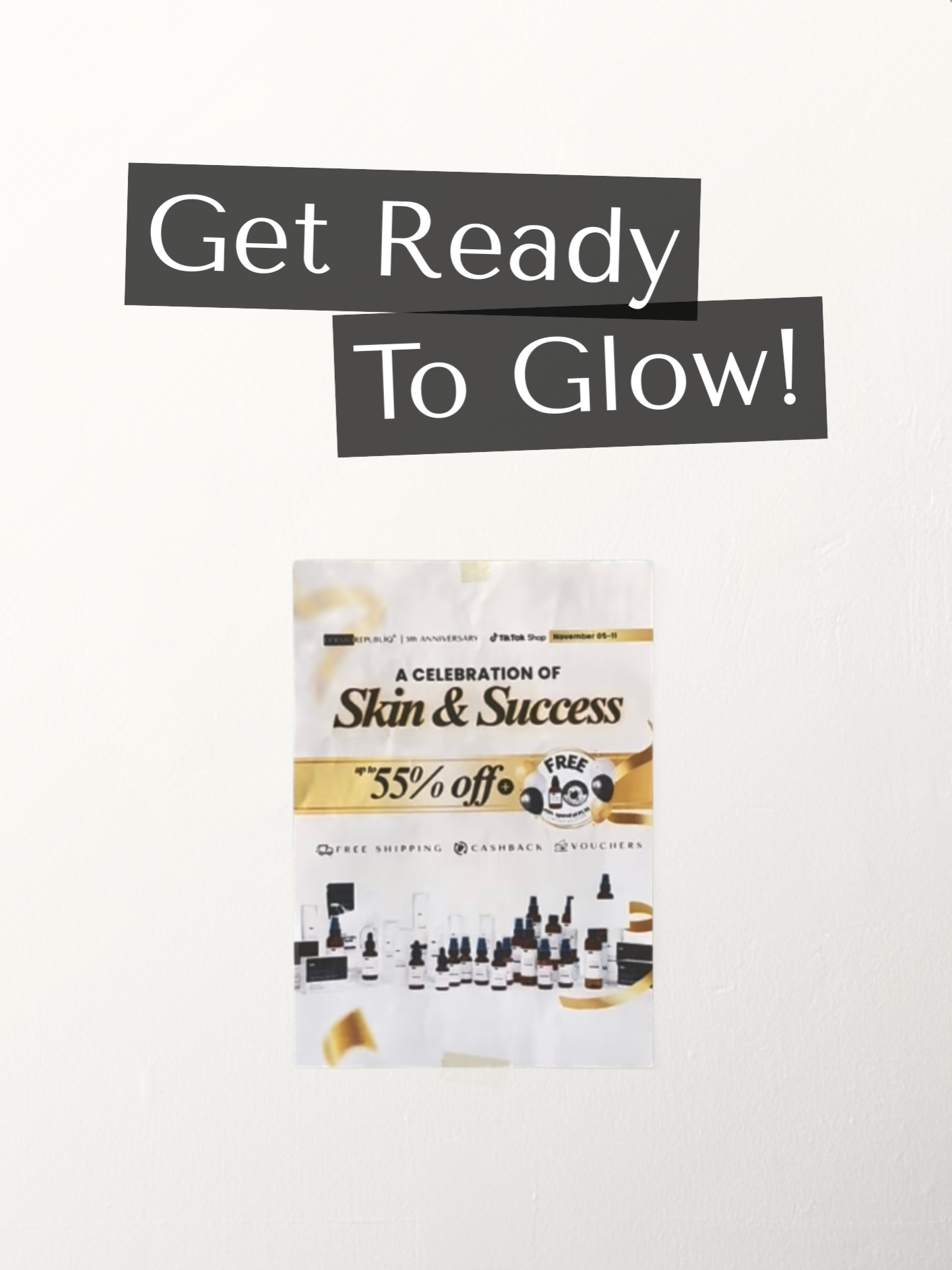 Are you ready for our biggest sale this year? #WelcomeToTheREPUBLIQ #ScienceBasedFormulationsThatWork #Dermorepubliq #DermorepubliqAt5 #Skincare