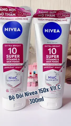 @Mẹ Nấm thích review Muốn da trắng sáng tự nhiên , khoa học thì đừng bỏ qua em serum body Nivea 150x VitC này nhé #nivea #bodyserumnivea #duongthetrangda #duongtrangbody #lamdep 