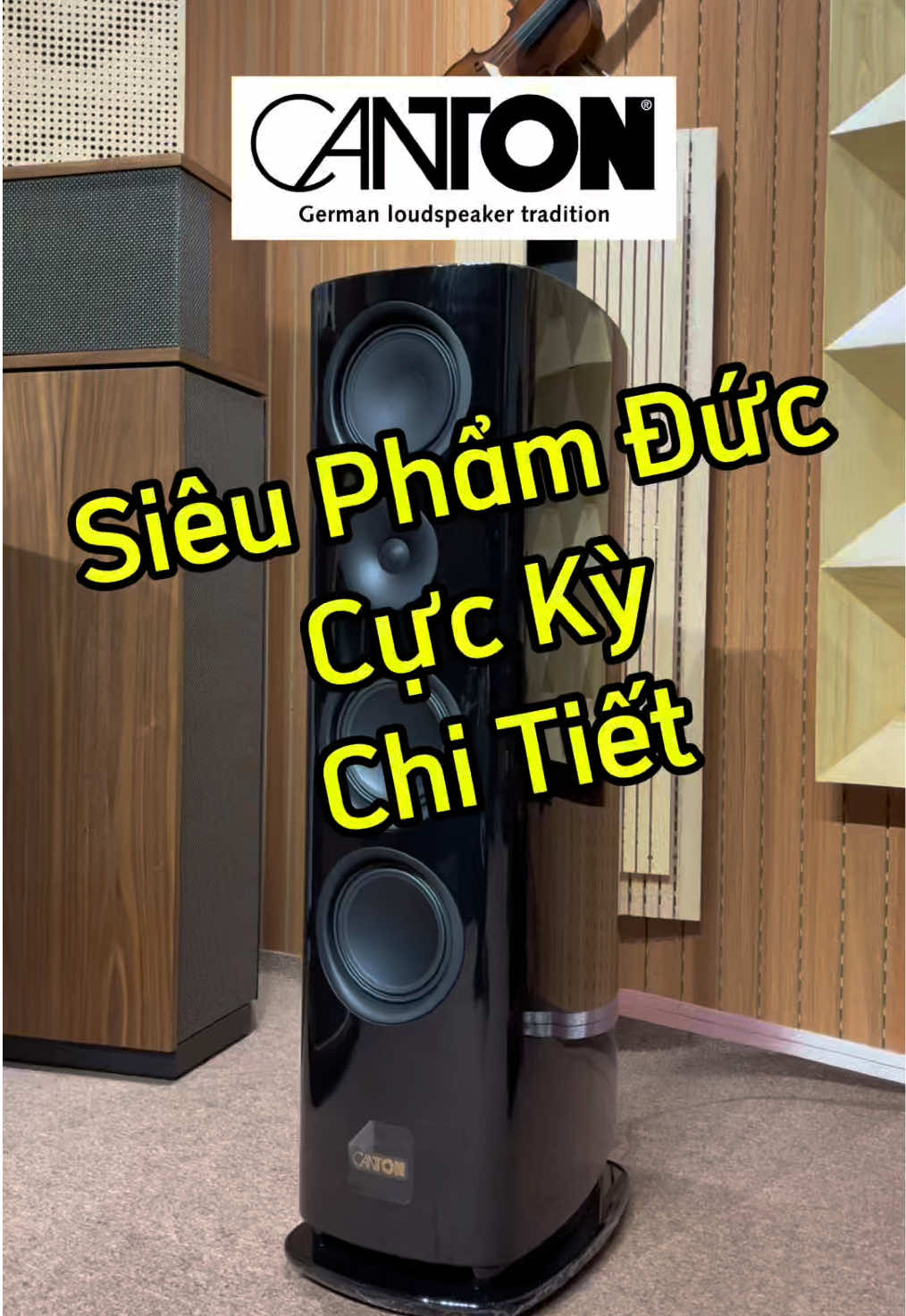 Canton Reference 5 . Âm thanh tinh khiết, cực kỳ chi tiết. #bahungaudio #speaker #canton #music #sound #viral #thinhhanh #Home #xuhuong 
