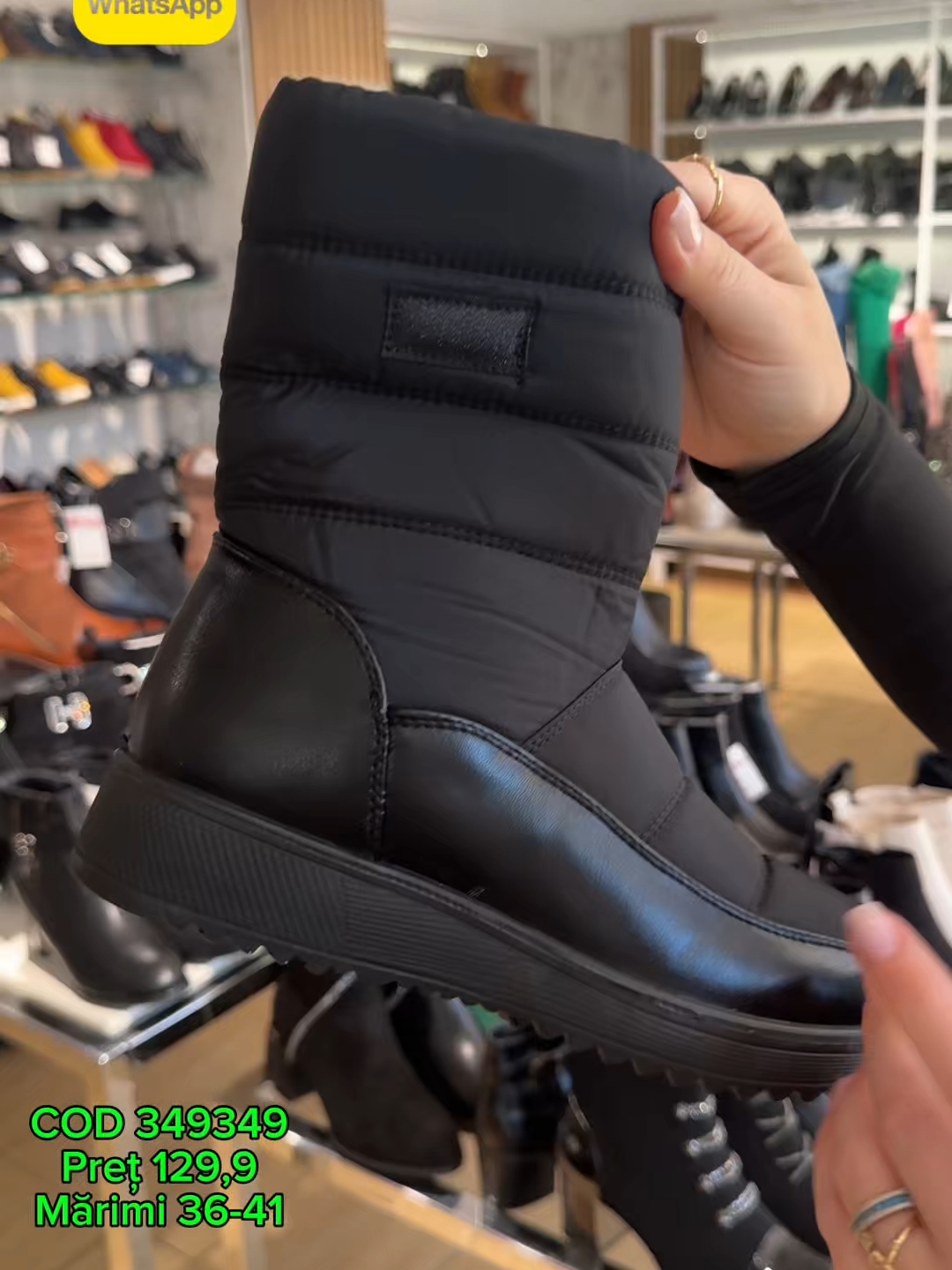 🔎Cod: 349349-📲Comenzi la telefon: 0759 608 610 🚚Livrare oriunde in Europa 🎨 o culoare disponibila ✔️ Marimi de la 36 la 41 - Profită acum! #modlet #onlineshop #incaltaminte#modlet #incaltaminte #blackfridaysales #iarna #winterfashion #ghete