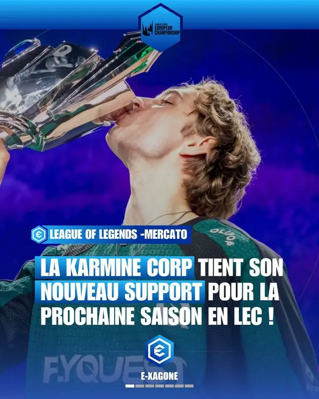 Alan “Busio“ Cwalina 🇺🇸🇵🇱 va rejoindre la Karmine Corp pour la saison LEC 2026 ✅ La structure a trouvé un accord avec l’actuel Support de Flyquest 🍃 Le choix se portait entre Busio et Targamas si jamais ils ne parvenaient pas à avoir les services du polonais !  Son arrivée en tant qu’Européen 🇪🇺 permet à la Karmine d’aller chercher un midlaner coréen 🇰🇷 Reapered 🇰🇷, head coach Cloud9 devrait aussi rejoindre la structure 🔵 #fyp #1 #esports #gaming #leagueoflegends 