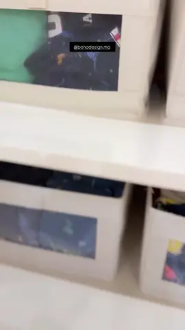 Boîtes de rangement pliables. #rangement #organisationmaison #maman #fyp 