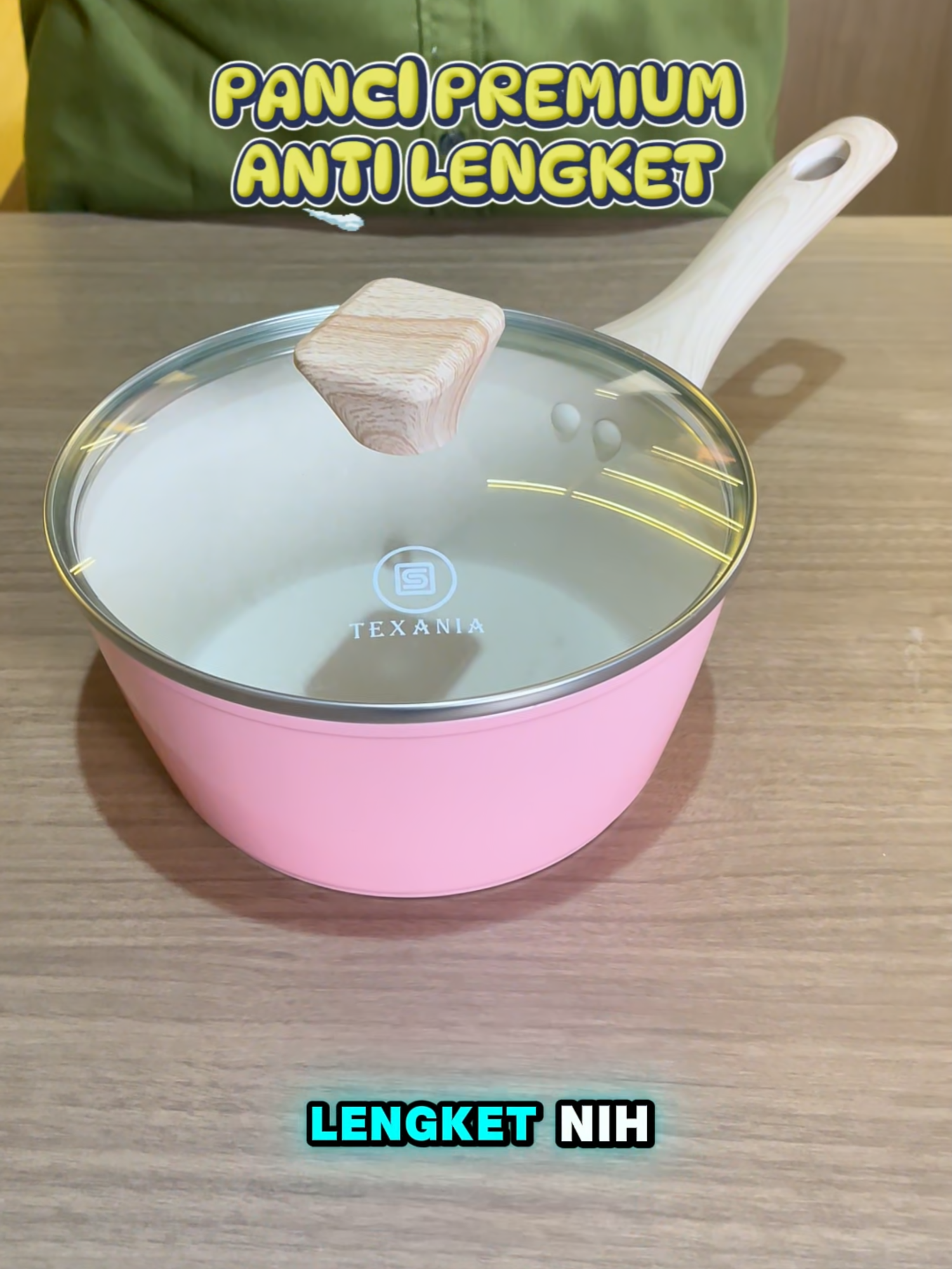 PANCI PINK PREMIUM ANTI LENGKET #promoguncang1111 #gajiansale #kitchenware #serbaguna #tiktokshop #bisacod #kitchenwares #multifungsi #antikarat #viral #fyp #antilengket #kayusolid #wajan #wajanantilengket #stainlesssteel #panci #aluminium #alloy