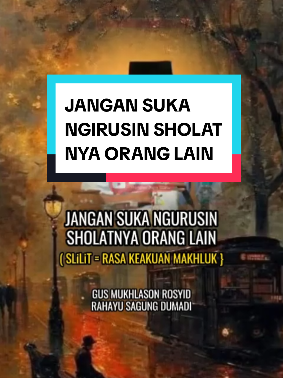 Jangan ngurusin sholat'nta orang lain ( Slilit = Rasa Kelakuan Makhluk) #gusmukglasonrosyid #hakekatmakrifat #ilmutasawuf #kajianspiritual #ilmukesadaran 