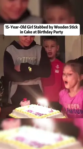15-Year-Old Girl Stabbed by Wooden Stick in Cake at Birthday Party#crime #court #courtroom #crimen #fpy 