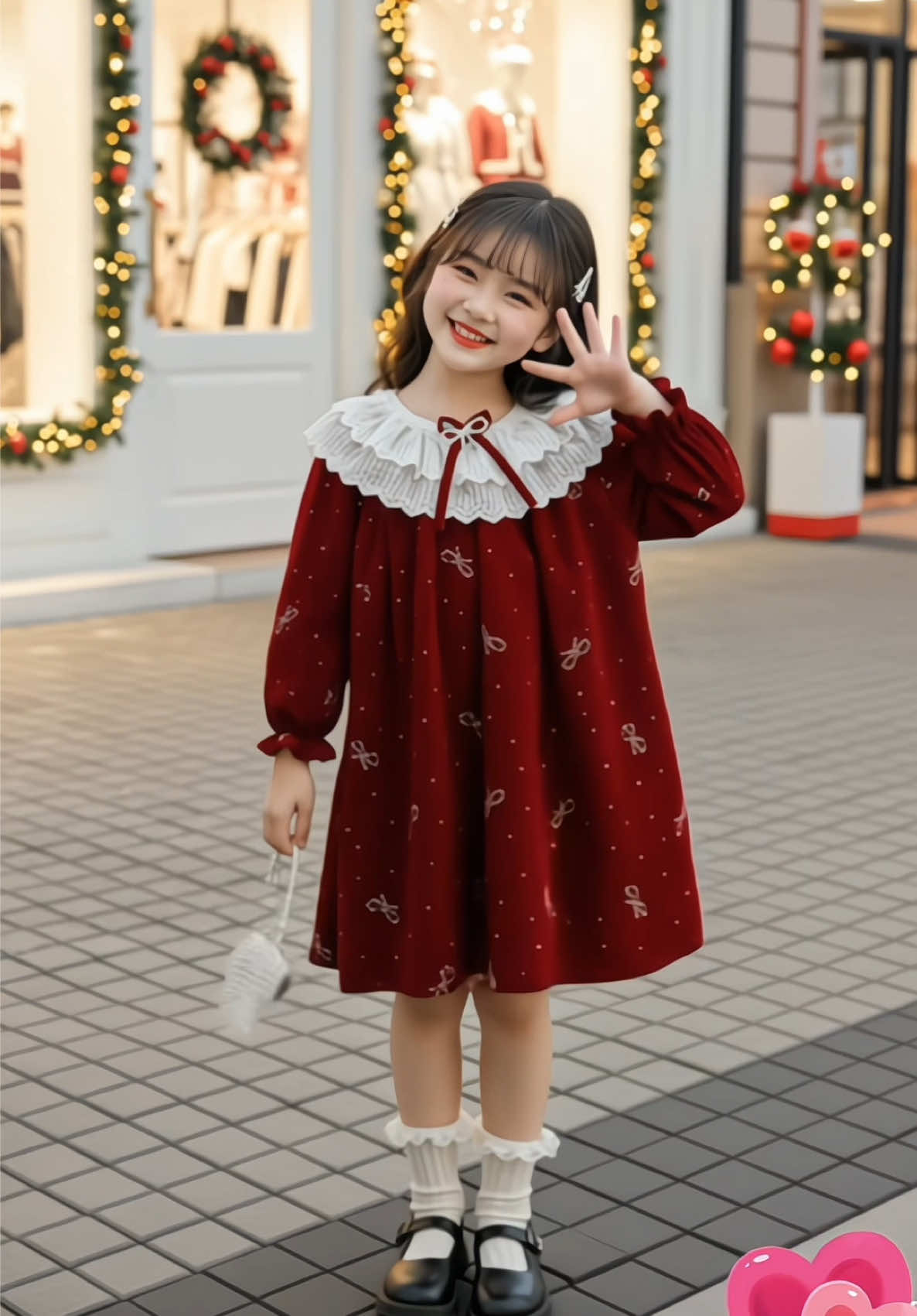 “Mặc đẹp – chụp xinh – đón Giáng sinh lung linh cùng bé yêu 🎁✨”  Váy nhung đính đá nơ lấp lánh cổ ren cho bé gái từ 2-12 tuổi, váy nhung mềm mịn, form dáng thoải mái cho bé yêu. Phù hợp cho bé đi dự tiệc , chơi lễ , tết , noel… #vaycongchuachobegai #vaychobegai #vaynoel #noel2025 #xuhuong  @Đậu Kiss  @Đậu Kiss  @Đậu Kiss 