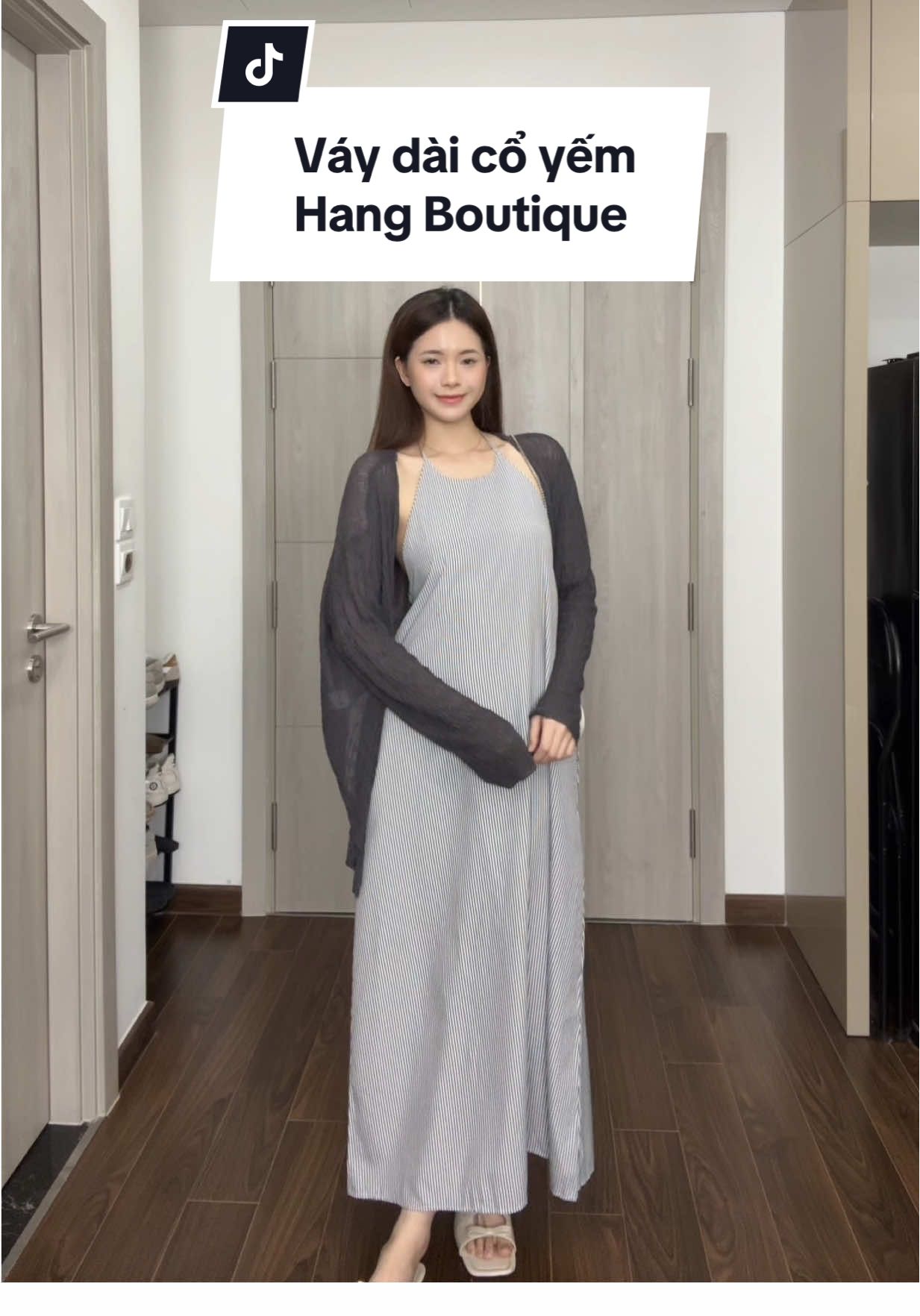 Mặc cái váy phát là bật công tắc dịu kha liềngggg 💃🏻💃🏻💃🏻#vay #vayxinh #vayyem #vaydai #viral 