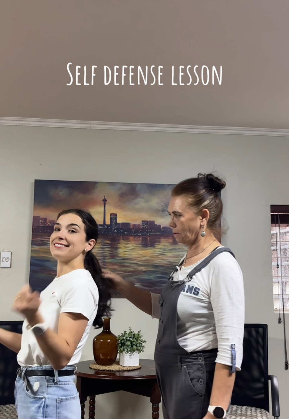 Self defense lesson
