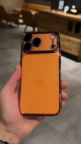 A minimalist yet sophisticated design in a monochromatic Starry Orange color scheme, featuring an ultra-thin, high-transparency electroplated hard case.#iPhonecase #3c #iphone17promax #iphone17pro #iphone17air #iphone17 #iphone16promaxcase #iphone15promaxcase 