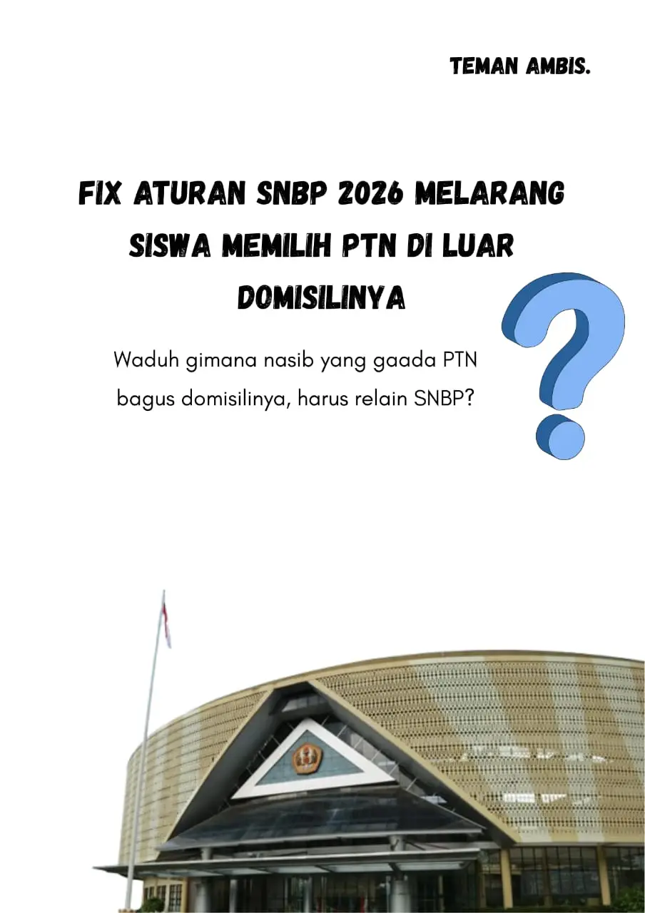 Halo TEAMBIS!! Jadi kalo SNBP gaboleh milih PTN luar domisili semua ya #snbp #tka #ptn #eligible #unpad 