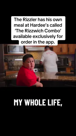 The Rizzler has his own meal at Hardee’s called ‘The Rizzwich Combo’ available exclusively for order in the app. #Hardees #fypシ゚viral #rizzler 