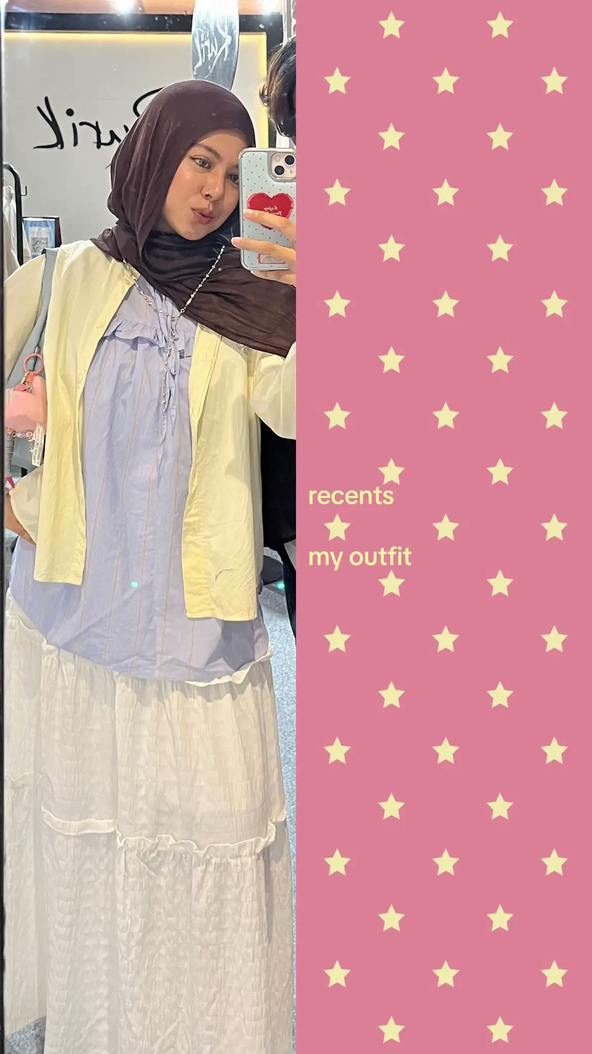 outfit repeater👚🩵🧃💋🩷 #fitcheck #outfitsinspo #hijabstyle #thrifting #outfitrepeater 