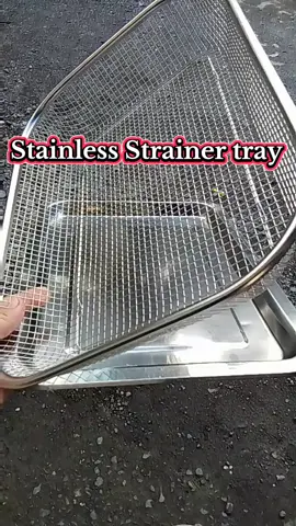 stainless strainer tray for your kitchen#stainless #strainer #oilstrainer #strainer #oildrainer 