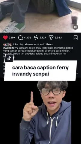 oi ningen ikuti cara bacanya!☝️🤓