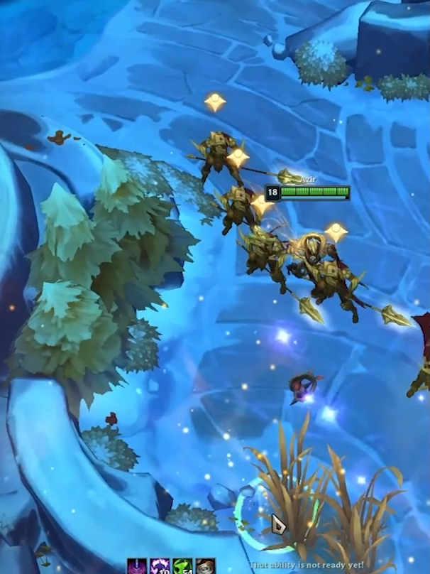 54 Anvil Azir Max Attack Speed + Max Haste #arena #arenamode #modoarena #leagueoflegends #azir