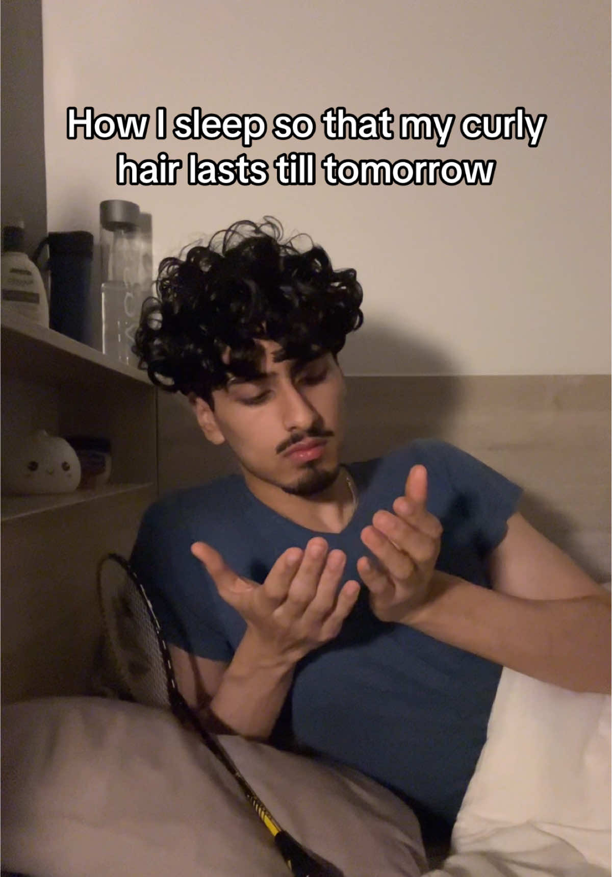 Its either this or miss my 9am 👍🏼  #curlyhair #curlyhairroutine #fyp 