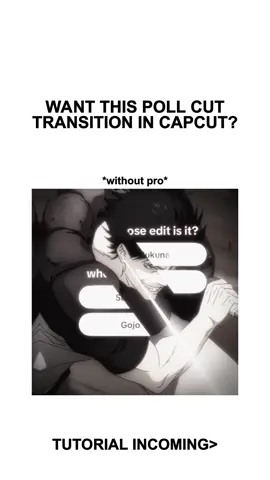 Poll Cut Transition Tutorial CapCut #CapCut #capcuttutorial #capcuthelp #mxtstutorial #capcutpioneer 
