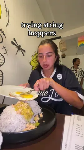 £3 string hoppers for dinner 🍜