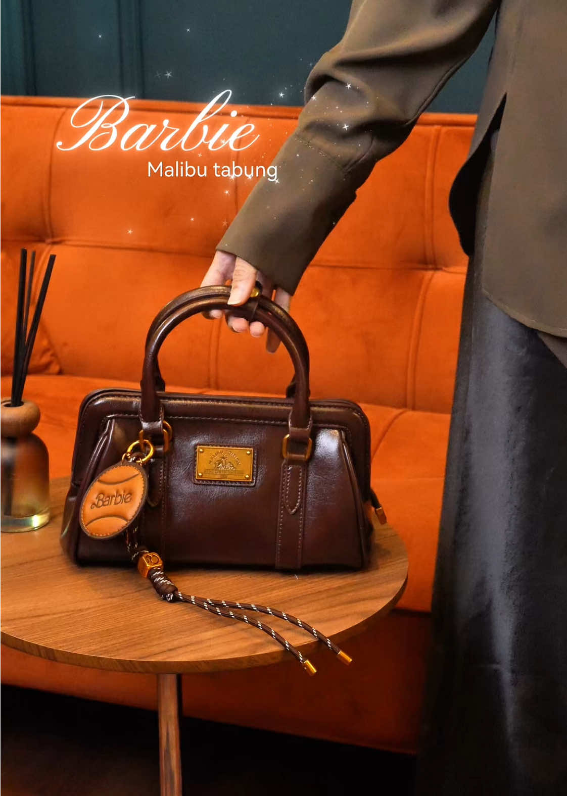 Barbie Malibu tabung brown series🤎✨ Yuk yang mau dapet diskon klik keranjang kuning atau join live sekarang bestie, jangan sampe nyesel kehabisan 😍🫶🏻‼️   #tasgrosirimport #racuntgi #barbie #malibu #fyp 