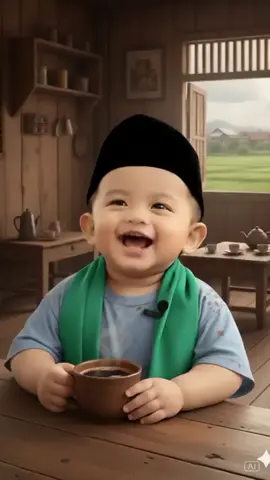 santri bocah, manis  nya kopi....#santribocah #santri #fypppp 