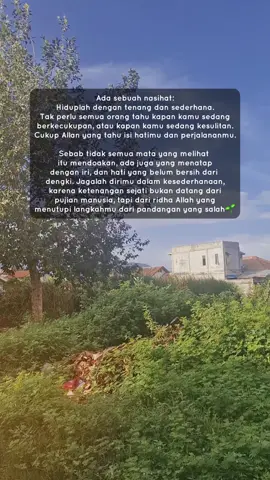 di syukuri di nikmati di jalani 