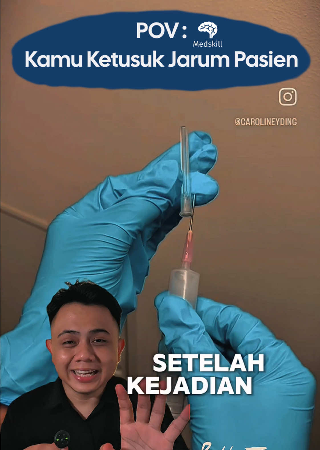 Tertusuk jarum pasien? Waktu kamu cuma 4 jam⏳💉🩸@MedSkill  Masih banyak yang bingung harus ngapain dan bahkan diem aja Padahal, hal sepele ini bisa jadi menentukan nasib kamu kedepannya Dalam pembahasan ini diambil  berdasarkan Permenkes 27 Tahun 2017, NHS UK, dan jurnal ilmiah, plus algoritma sederhana yang bisa kamu screenshot dan simpan. Simpan algoritmanya, karena siapa tahu suatu hari kamu butuh  Dan kalau kamu mau jadi dokter yang lebih siap, yuk belajar lebih lanjut di @medskill.idn Btw, kamu pernah ga ketusuk jarum ? terus kemarin ngapain akhirnya ? 🫣🫣 Arsip Pustaka - Heck, M. and Shufeldt, J. (2013). Urgent Care Management of Needlestick Injuries: Part 1. [online] Journal of Urgent Care Medicine. Available at: https://www.jucm.com/urgent-care-management-of-needlestick-injuries-part-1. - MENKES RI (2017). PERATURAN MENTERI KESEHATAN REPUBLIK INDONESIA NOMOR 27 TAHUN 2017  TENTANG PEDOMAN PENCEGAHAN DAN PENGENDALIAN INFEKSI DI FASILITAS PELAYANAN KESEHATAN . - NHS Lothian (2025).  Needlestick Injury Management Procedure Contents. [online] Available at: https://policyonline.nhslothian.scot/wp-content/uploads/2023/03/Needlestick%20Managment%20Procedure.pdf. - Samaranayake, L. and Scully, C. (2014). Needlestick and occupational exposure to infections. BDJ Team, [online] 1(1), pp.11–15. doi:https://doi.org/10.1038/bdjteam.2014.75.