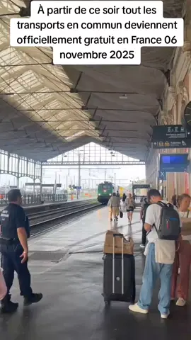 à partir de ce soir tout les moyens de transport sont gratuits dans toute la France #france🇫🇷 #transportcommun #actualitedujour #france🇫🇷 