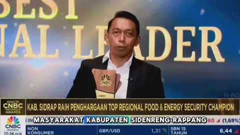 Kabupaten Sidrap Sukses Meraih penghargaan sebagai Daerah Lumbung pangan serta Energi Terbarukan di CNBC Indonesia Awards 2025 #cnbcindonesia #cnbcawards2025 #sidraplumbungpangan #pltbsidrap #darisidrapuntukindonesia #bupatisidrap #syaharuddinalrif 