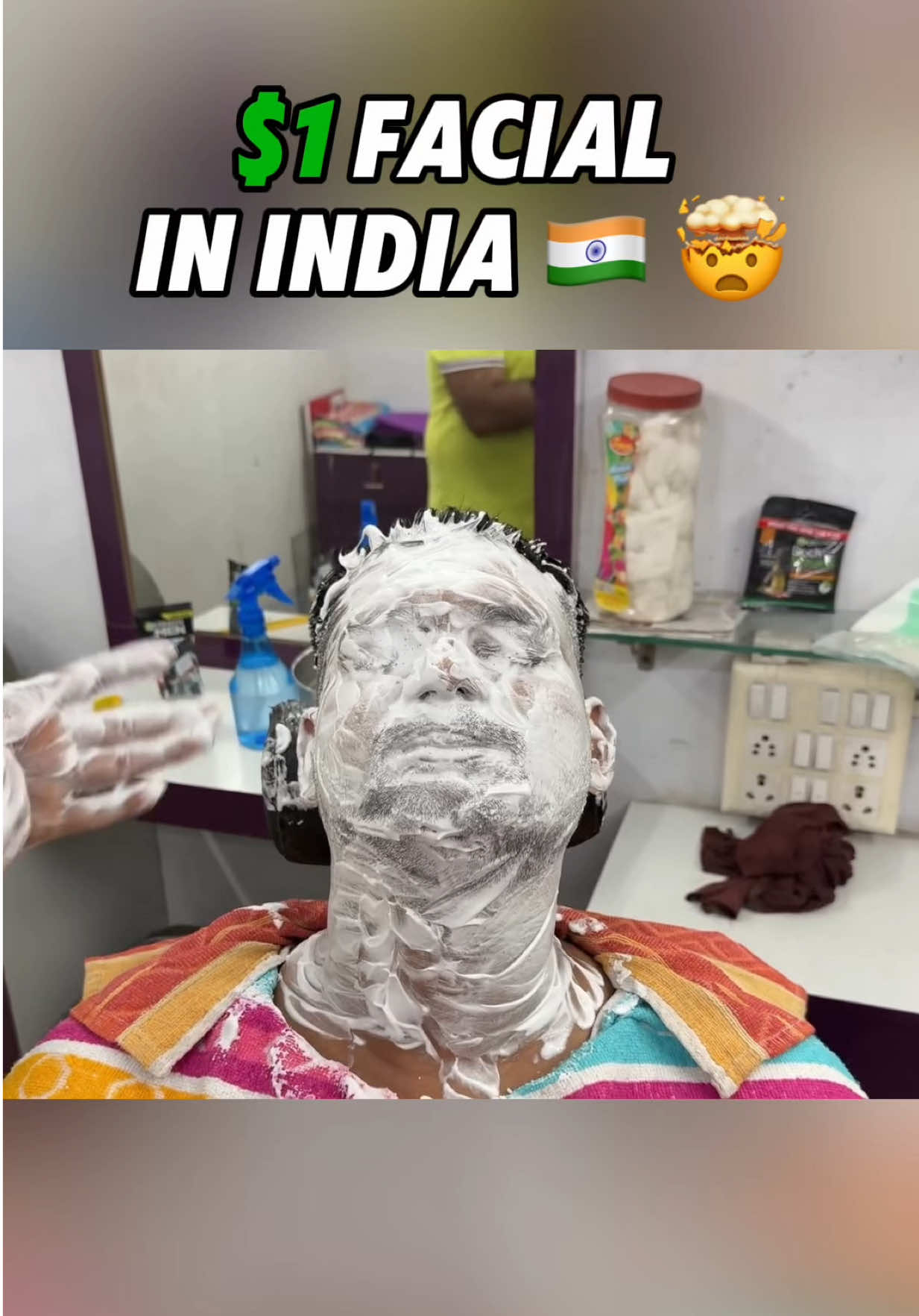 $1 Faciao in India #india 