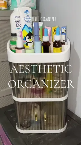POV: You finally found the aesthetic organizer that fits EVERYTHING 😍 #fyp #aestheticorganizer #makeuporganizer #skincareorganizer 