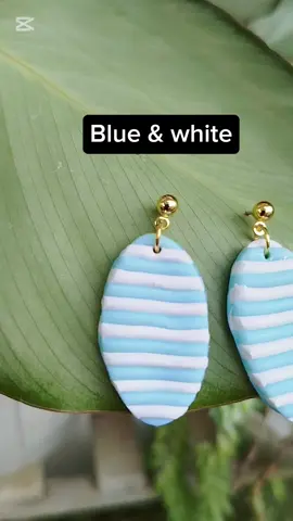 නිලට නිලේ....💙💙💙 #polymerclayearrings #clayeraonlinestore #viral #fyp #tranding 