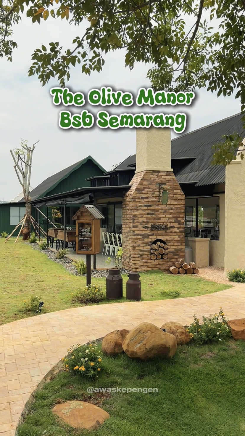 BARU LAGI DI SEMARANG🔥🔥 Akhirnya yang ditunggu tunggu buka juga🤩 The Olive Manor👌 Tempatnya indah banget, serba ijo